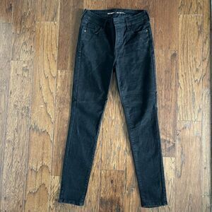 Old Navy Black Mid Rise Rockstar Skinny Jeans Women‎ Size 8